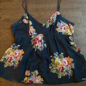 American Eagle Floral lightweight Babydoll Tank